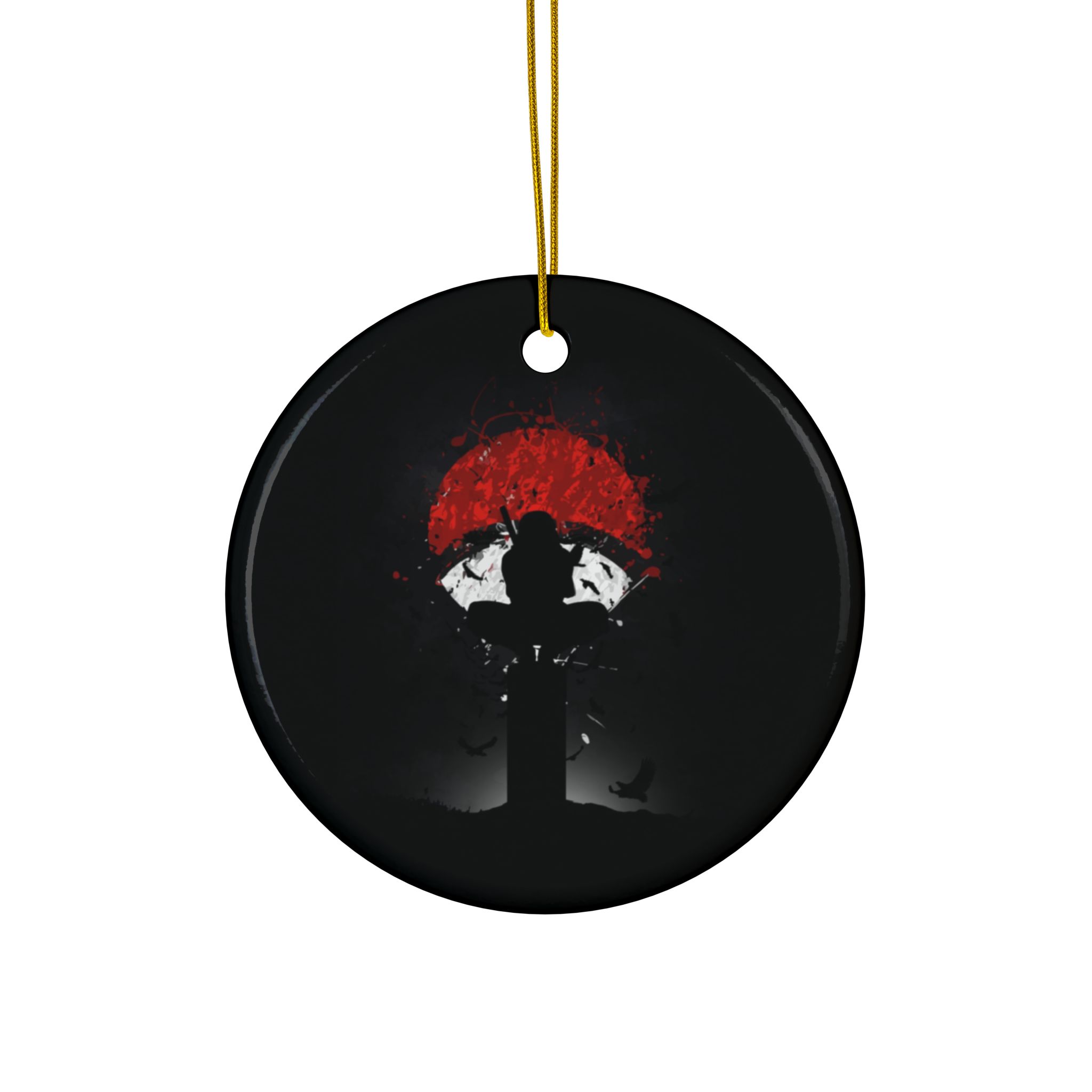 Ceramic Ornaments, 2-Side Print, (1pc, 3pcs, 5pcs, 10pcs)